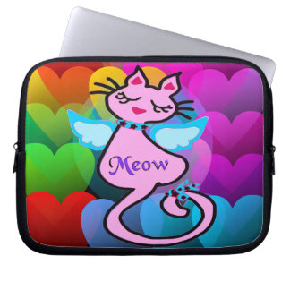 »¦๑Zweverige Adorable Kittige Katten Laptop Hoes๑¦ Sleeve