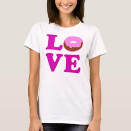 ღت ♥ Love Donut Women's Chic Crew-neck T-shirtت ♥  T-shirt