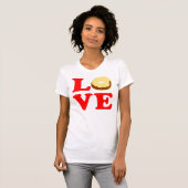ღ ♥ تLiefde Donut Bella Canvas Jersey Tت ♥ ღ T-shirt (Voorkant volledig)
