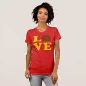ღ ♥ تLiefde Donut Bella Canvas Jersey Tت ♥ ღ T-shirt (Voorkant volledig)