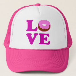 ღ تLiefde Donut Stijlvolle Cool Trucker Hatت ღ Pet
