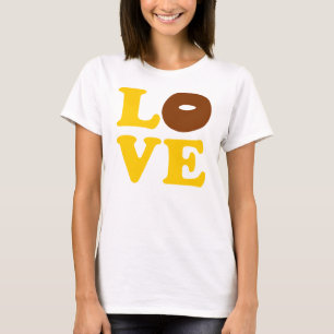 ღ ♥ تLove Donut Women's Chic Crew-neck T-Shirtت ♥  T-shirt