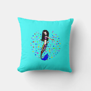 ·●°ღSparkling Kleine Zeemeermin Zacht Sierkussen ღ