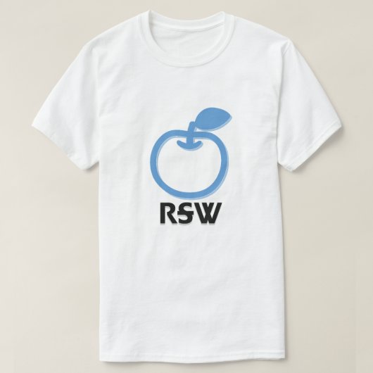 Ꮢ Ꮤ - appel in Cherokee T-shirt (Design voorkant)