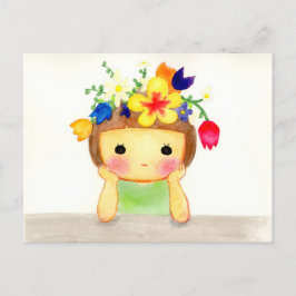 あたまお花畑 FEESTDAGENKAART