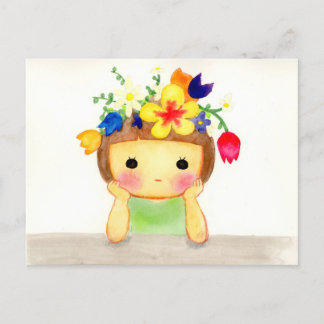 あたまお花畑 FEESTDAGENKAART