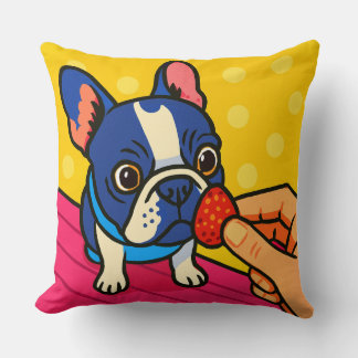 いちごとポップなフレブルのクッション KUSSEN