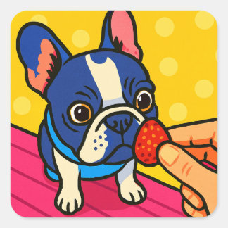いちごとポップなフレブルのシール VIERKANTE STICKER