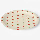 いちご(アイボリー) PAPIEREN BORDJE (Gekanteld)