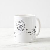 えい やあ とお きめっ。 Dharma マグカップ Koffiemok (Voorkant rechts)