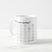 おにぎり顔マグカップ KOFFIEMOK (Voorkant links)