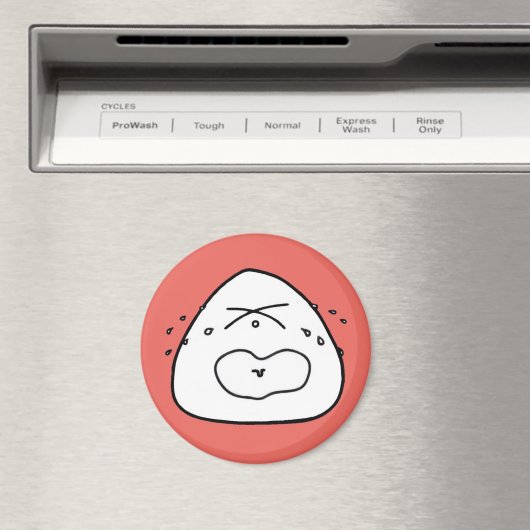 おにぎり顔(レッド10) MAGNEET (Insitu (Vaatwasser))