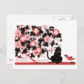 おはようあさがお（Good morning,morning glory.） Briefkaart (Voorkant / Achterkant)