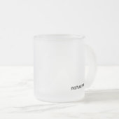 お祝いmag matglas koffiemok (Voorkant rechts)