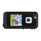 お花畑の中のゾウさん LifeProof iPhone HOESJE (Achterkant (horizontaal))