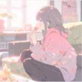 お菓子JKシール|寿司娘 GenerativeAI Sticker (Voorkant)