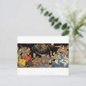お け 蛛, 国 芳, Monster Spider, Kuniyoshi, Ukiyo-e Briefkaart (Staand voorkant)