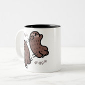 お む ラ ッ コ TWEEKLEURIGE KOFFIEMOK (Voorkant links)