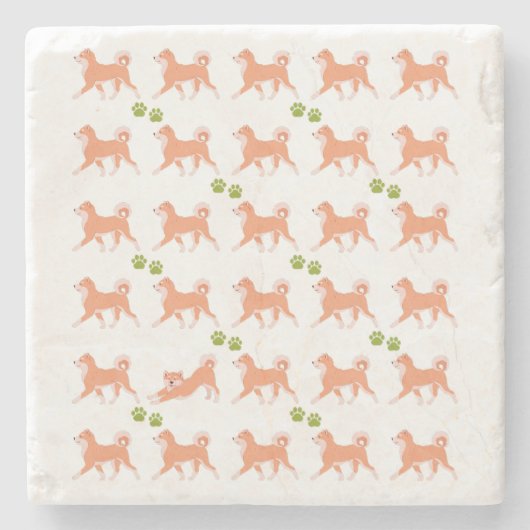 かわいいしばいぬがいっぱい STENEN ONDERZETTER (Voorkant)