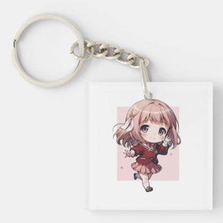 かわいいアニメキャラのアクリルキーホルダー SLEUTELHANGER