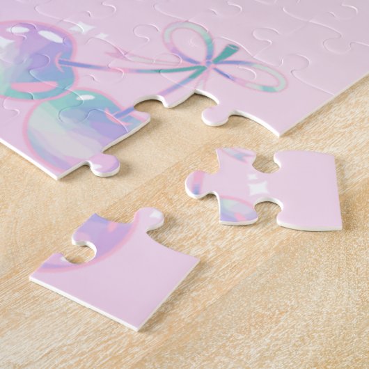 かわいいピンクのゆるふわユニコーン♡ LEGPUZZEL (Zijkant)