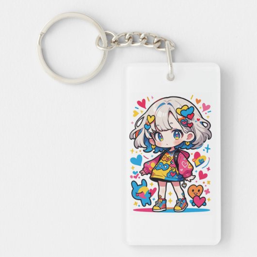 かわいい女の子 SLEUTELHANGER (Voorkant)