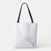かわいい柴犬の手書き風イラスト桜♡ TOTE BAG (Achterkant)
