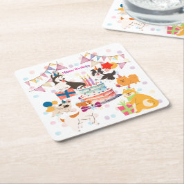 かわいい犬がいっぱい♡ピンクのバースデーパーティー  KARTONNEN ONDERZETTERS