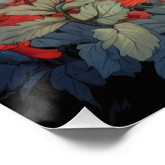 きれいな色とりどりの花 PERFECT POSTER (Hoek)