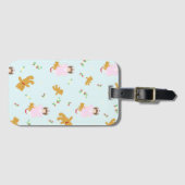 くまとおんなのこ BAGAGELABEL (Voorkant (horizontaal))