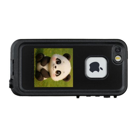 くりくりおめめのパンダちゃん LifeProof iPhone HOESJE (Achterkant (horizontaal))