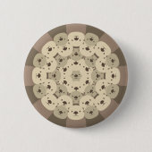 ぐるっとあにまる「カワイイラッコ親子」缶バッジ RONDE BUTTON 5,7 CM (Voorkant)