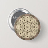 ぐるっとあにまる「カワイイラッコ親子」缶バッジ RONDE BUTTON 5,7 CM (Voorkant /achterkant)