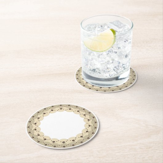 ぐるっとあにまる「カワイイラッコ親子」 RONDE KARTONNEN ONDERZETTER (Insitu)