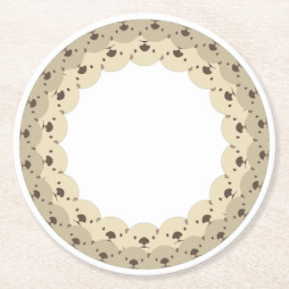 ぐるっとあにまる「カワイイラッコ親子」 RONDE KARTONNEN ONDERZETTER