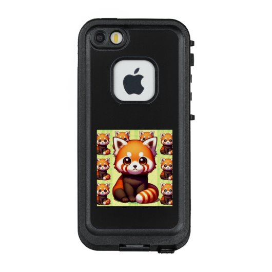 こっち向いて、レッサーちゃん💛 LifeProof iPhone HOESJE (Achterkant)