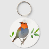 こまどりのイラストキーホルダー SLEUTELHANGER (Voorkant)