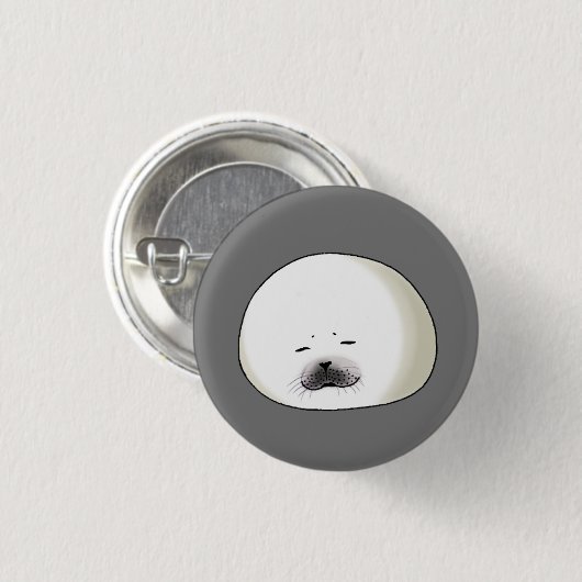 ころころアザラシ RONDE BUTTON 3,2 CM (Voorkant /achterkant)