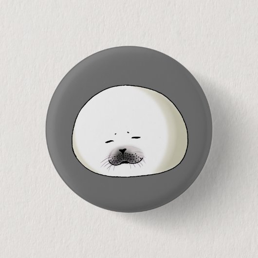 ころころアザラシ RONDE BUTTON 3,2 CM (Voorkant)