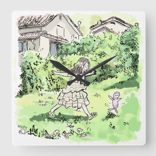 さいいむじ VIERKANTE KLOK (Voorkant)