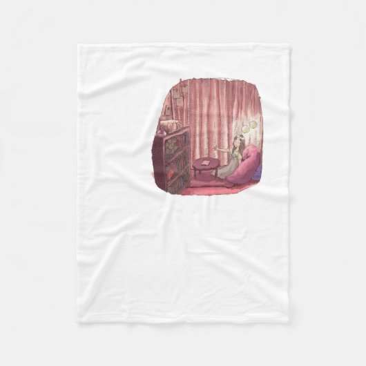 さくにくじ FLEECE DEKEN (Voorkant)