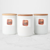 さくにさじ VOEDSELCONTAINER ETIKET (Flessen)