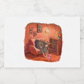 さくにさじ VOEDSELCONTAINER ETIKET (Enkel label)