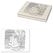 さなさごじ RUBBERSTEMPEL (Gestempeld)