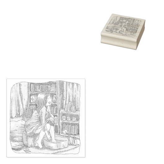 さなさなじ RUBBERSTEMPEL (Gestempeld)