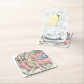 さなににじ　お部屋の中で真っ赤なソファに腰を掛けてまったりカップをすする女性のイラスト KARTONNEN ONDERZETTERS (Insitu)