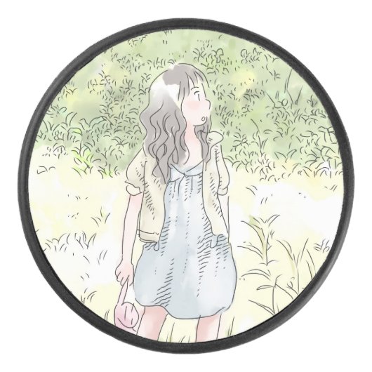 さなむなじ アイスホッケーパック HOCKEY PUCK (Voorkant)