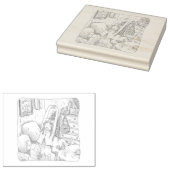 さなれむじ RUBBERSTEMPEL (Gestempeld)