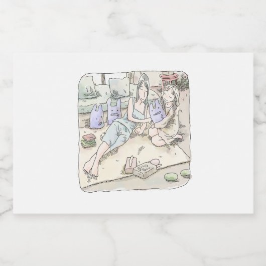 さなれれじ SPARKLING WIJNETIKET (Enkel label)