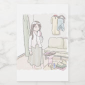 さににごじ WIJN ETIKET (Enkel label)